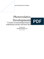 Photovolatics Developments: A Review On Intermediate Band Solar Cells-Underlying Concepts and Latest Developments