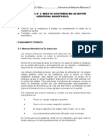 Lab. Ensayo de Vacio y Rotor Bloqueado Monofasico