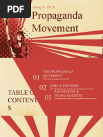 Propaganda Movement: Group 4 - ITCE