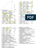 Subject-Verb Agreement - HS