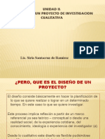 El Diseño de Un Proyecto de Investigacion Cualitativa