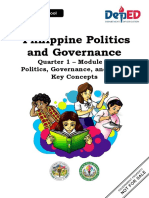 Q1 Philippine Politics and Governance 12 Module 1