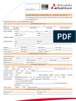 Application Form For Opening Individual/ Jointaccount: Customer Details