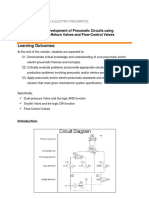 Learning Outcomes:: Module 4 (LEC) - Development of Pneumatic Circuits Using Non-Return Valves and Flow-Control Valves