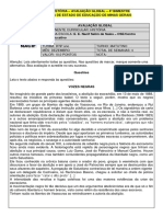 Hist - Avaliação 8 9 Ano 4 Bim