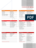 List Menu Buffet CDC