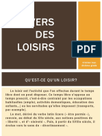 Proiect Franceza (Loisirs)