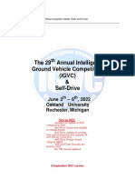 The 29 Annual Intelligent Ground Vehicle Competition (IGVC) Self-Drive