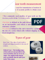 Metrology, Gear Measurement