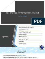 IoT Device Pentest by Shubham Chougule