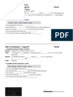 Unit 4 Five-Minute Test