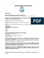 Práctica Final MER-242 Estrategia de Productos y Plan de Mercado