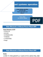 Power Plant Systems Operation: Steam Turbine Operation Overview and Water and Steam Cycle (Part 2)