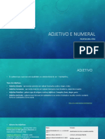 Ae Portugues Adjetivo e Numeral Slides