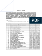 Edital Recadastramento Aposentados e Pencionistas