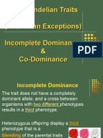 Incomplete Dominance and Codominance