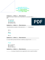 Final Term Examination: Spring 2009 (All MCQ'S) ENG301-Business Communication BY: Contact