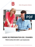 Pecb Iso 22301 Lead Implementer Exam Preparation Guide FR