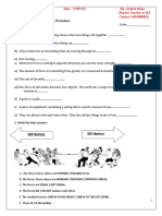 Balanced and Unbalanced Forces Worksheet