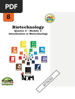 Biotechnology8 Q2 Mod1 IntroductionToBiotechnology v1