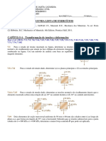 LISTA 2 - ECV5213 - Mecânica Dos Sólidos I 1