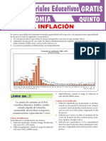 La Inflación para Quinto Grado de Secundaria