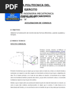 Aceleracion de Coriolis