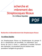 TP03 M1 SAAQ (Recherche Et Dénombrement Des Streptocoques Fécaux2021