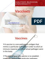 Vaccines: Presented By: Arpita Batta Email