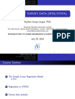 Survey Data Analysis Day 5