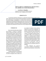 Arborização e Florestas Urbanas - Terminologia Adotada para Coberturas Arbóreas