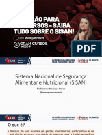 Nutrição - Tudo Sobre SISAN - Monique Neves