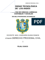 Derecho Procesal Civil - 1 Examen