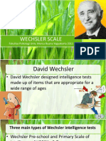 Wechsler Scale