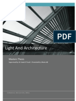 Light and Architecture-Masters Thesis