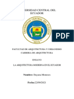 Monografia Arquitectura Moderna en El Ecuador