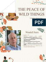 Wendell Berry (The Peace of Wild Things)