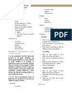 Qualitative Test For Lipids