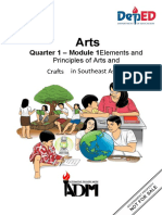 Arts8 - q1 - Mod1 - Elements and Principles of Art and Crafts in Southeast Asia - FINAL08032020