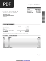 Bank Statement Template 19