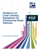 LEEA-050 Guidance On Load Lashing Equipment For Commercial Road Vehicles Version 1 July 2012