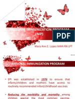 National Immunization Program (NIP) : Mary Ann E. Lopez MAN RN LPT