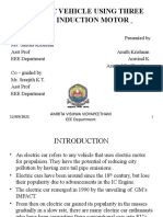 Electric Vehicle Using Three Phase Induction Motor: Amrita Vishwa Vidyapeetham EEE Department