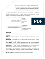 Clasificación de Envase, Empaque y Embalaje para La Exportación