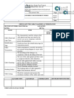 Check List For Cable Glanding & Termination