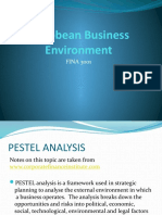 Caribbean Business Environment - PESTEL Analysis