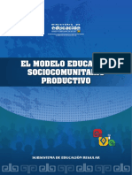 Modelo Educativo Sociocomunitario Productivo