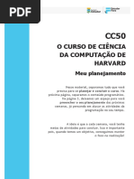 CC50 - O Curso de Ciência Da Computação de Harvard - Meu Planejamento - V1