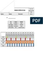 Cronograma de Plaga
