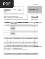 Orden de Rodaje Plantilla Aprendercine